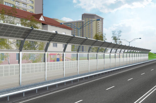 Комбинированные шумозащитные экраны Комбинированные шумозащитные экраны